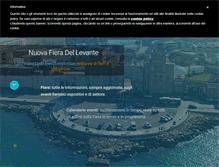 Tablet Screenshot of fieradellevante.it